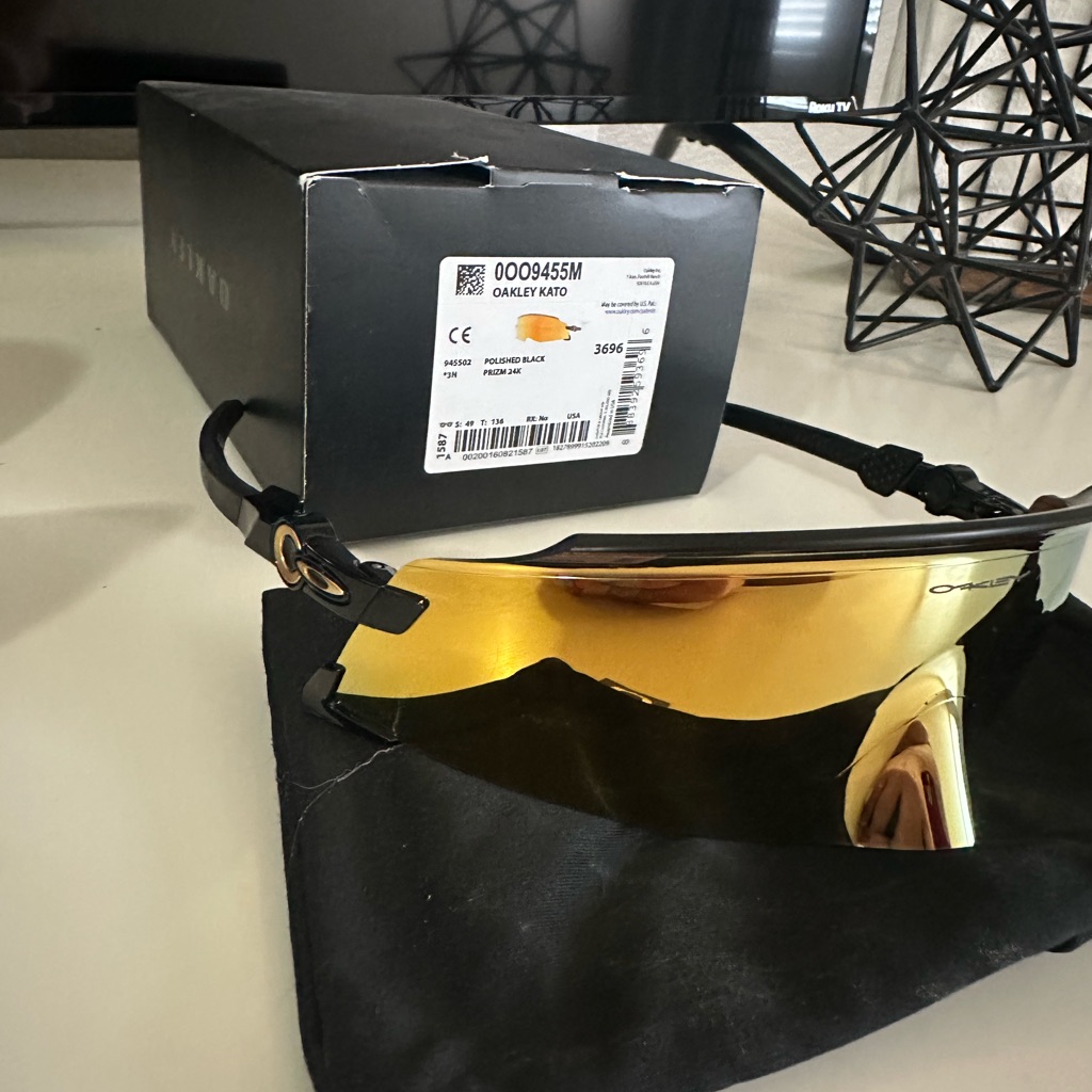 Oakley Kato- Prism 24k Gold With Polished Black Frame